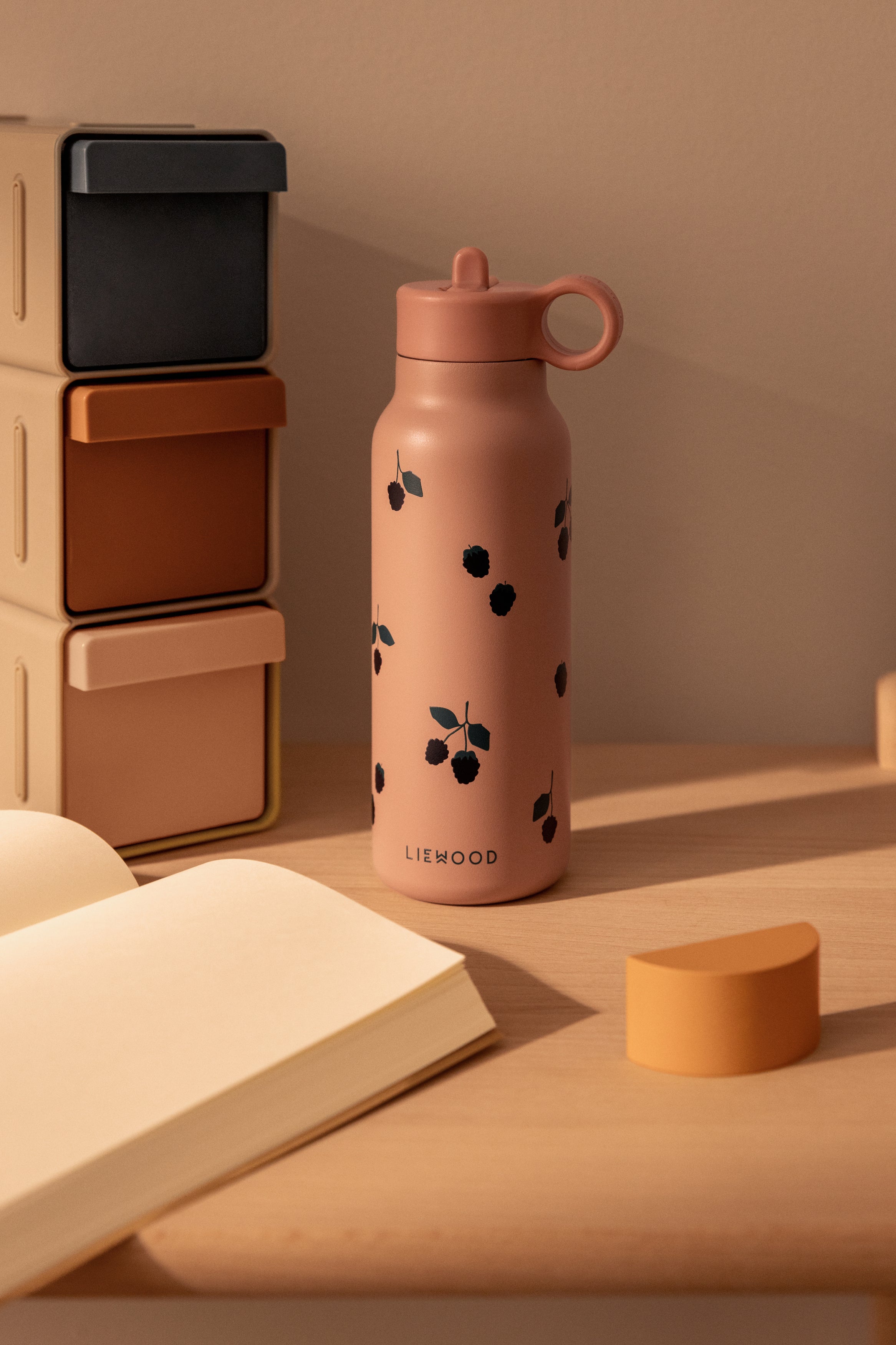 Garrafa de água Falk 350 ml | Berry / Pale Tuscany