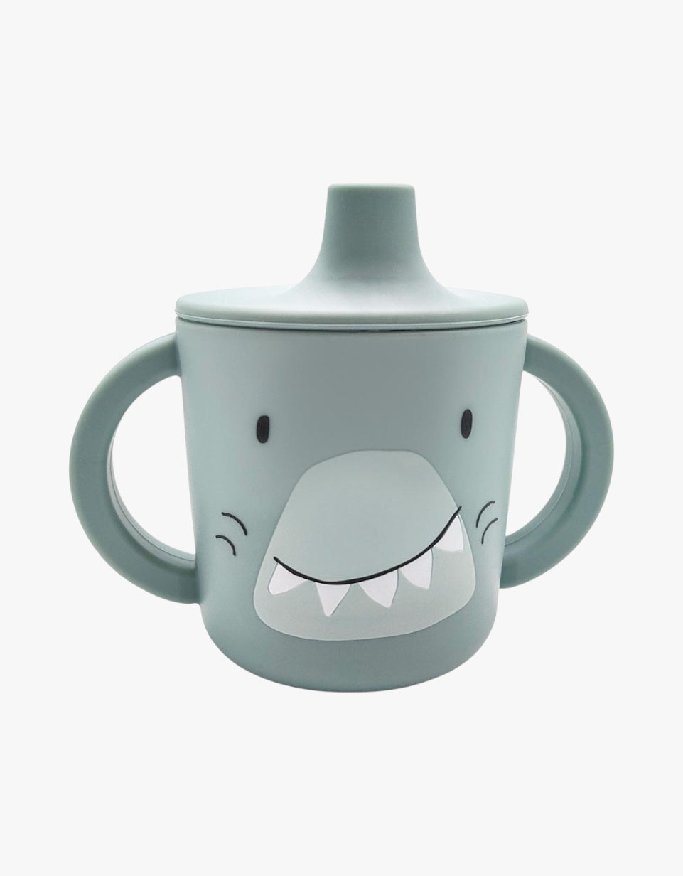 Copo de Aprendizagem em Silicone | Mr. Shark