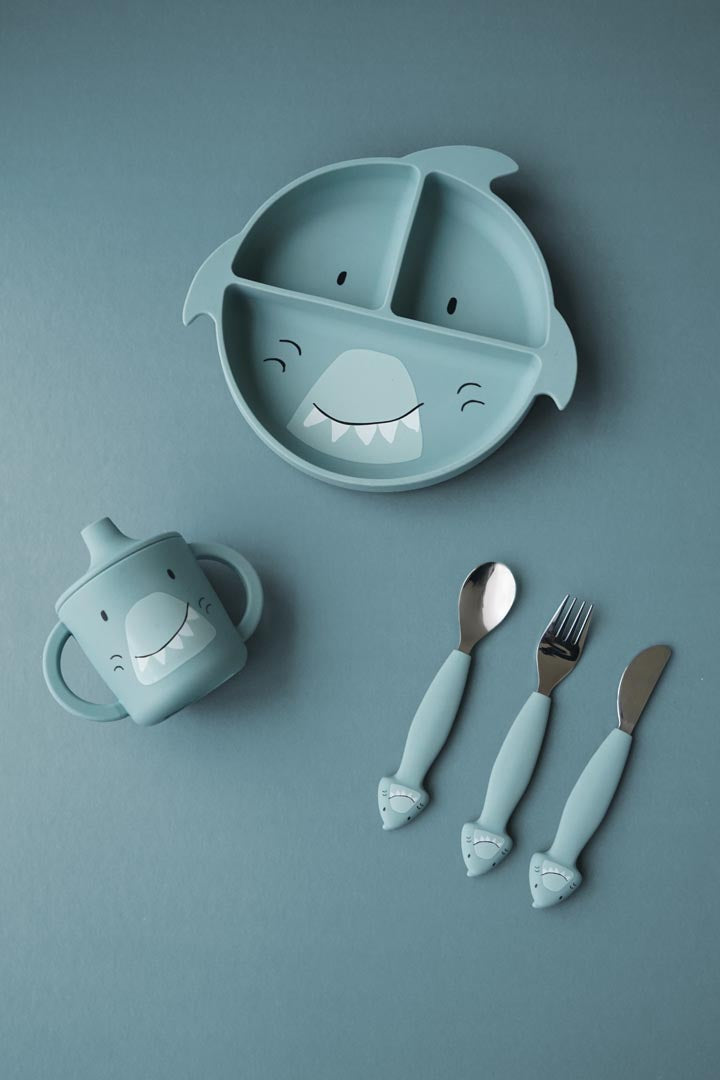 Copo de Aprendizagem em Silicone | Mr. Shark