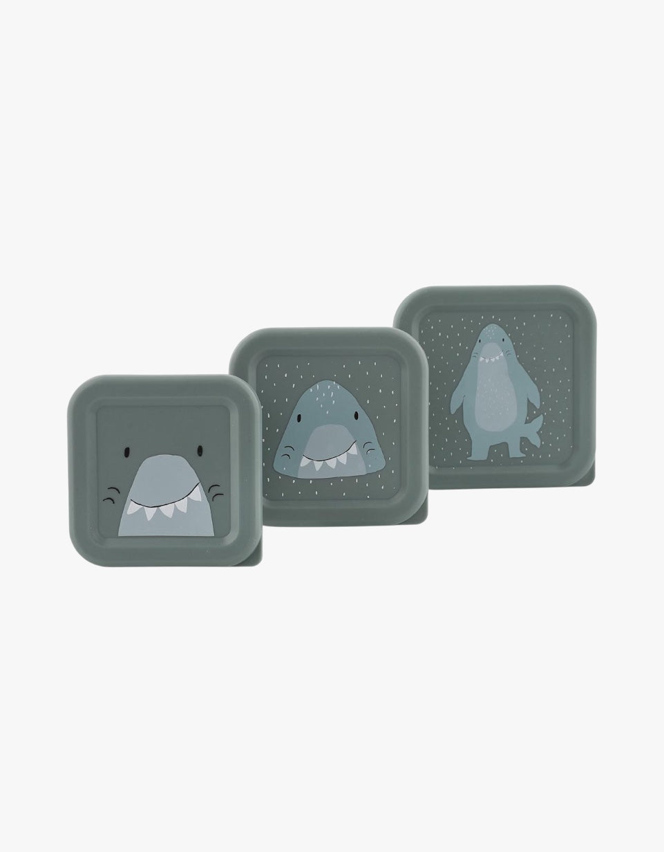 Lancheiras Mr. Shark |  Conjunto de 3