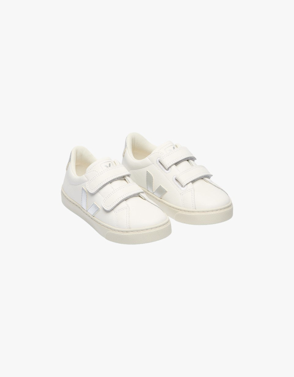 Esplar Leather White Silver