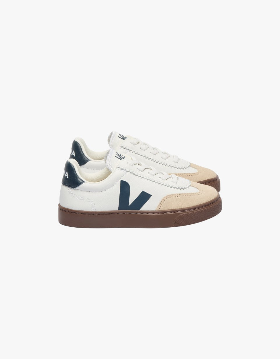 Volley Elastic Laces Leather White Nautico Bark