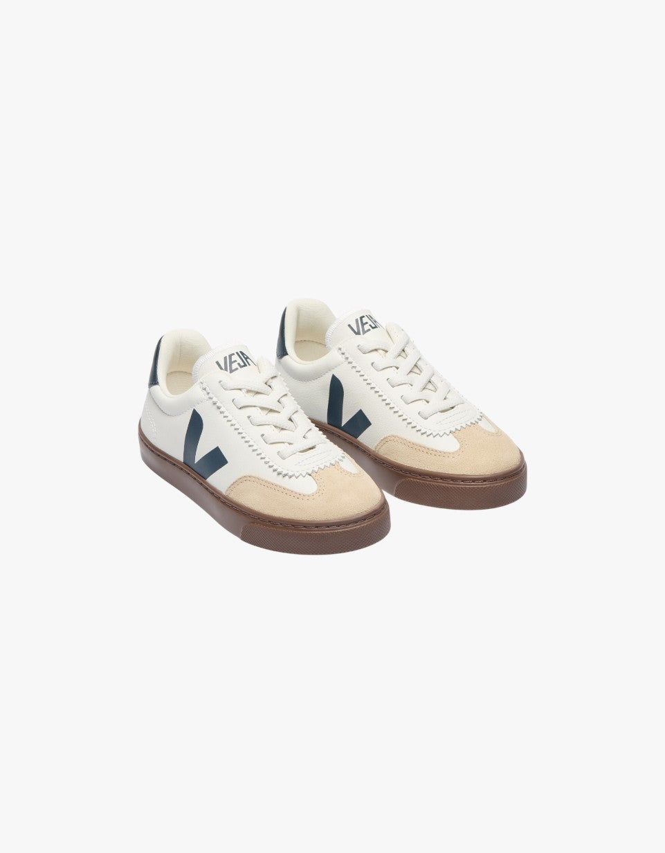 Volley Elastic Laces Leather White Nautico Bark