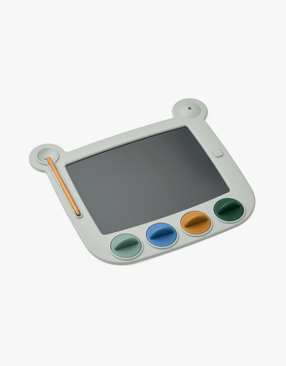 Quadro mágico Venzora com carimbos | Dove blue multi mix