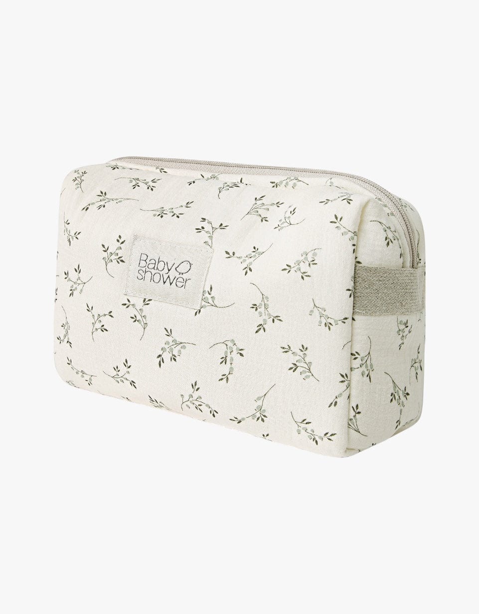 Babyshower Sacos de Arrumação Olive Bloom Estojo de higiene | Camila