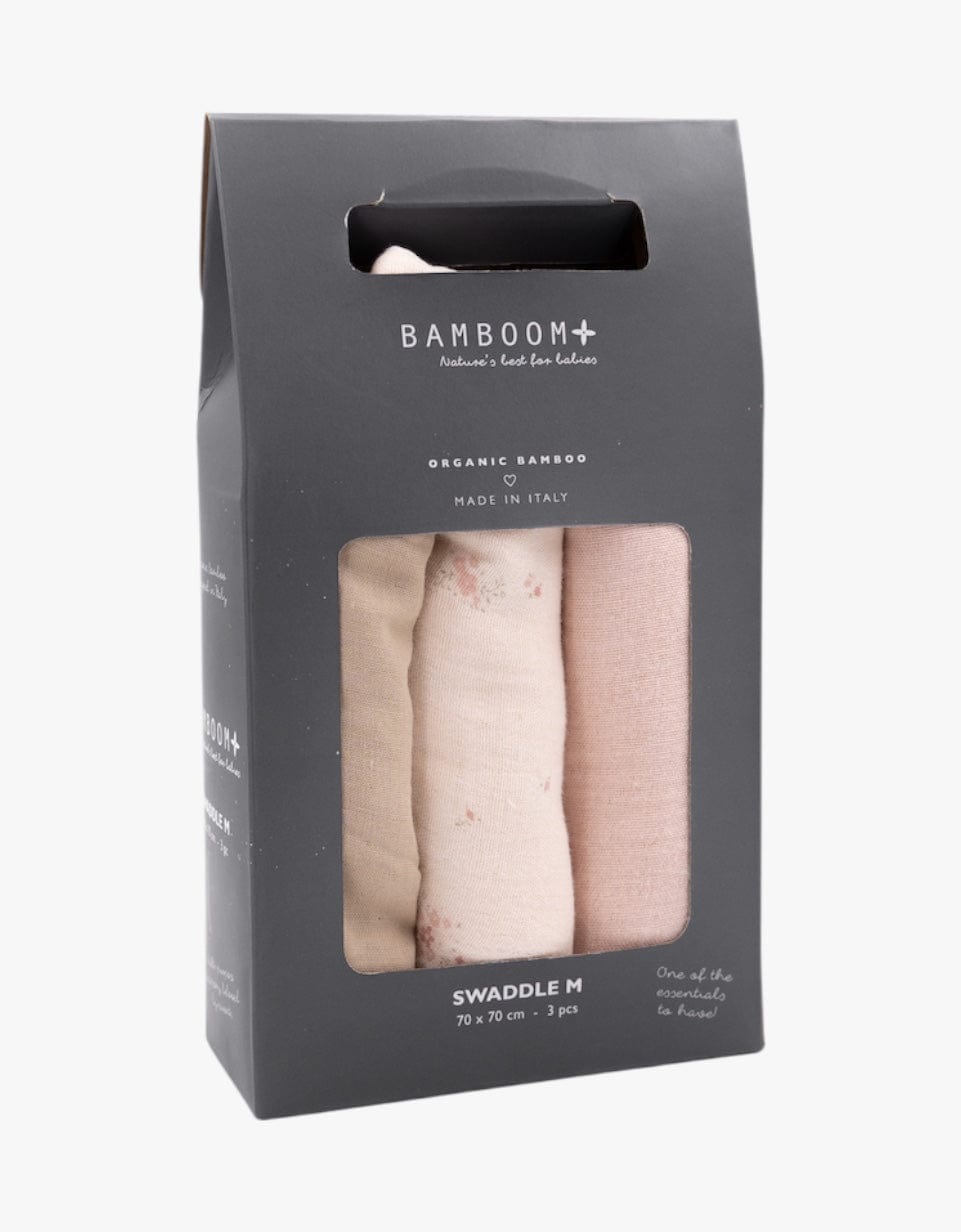 Bamboom Musselinas Conjunto de 3 Swaddle | Bouquet