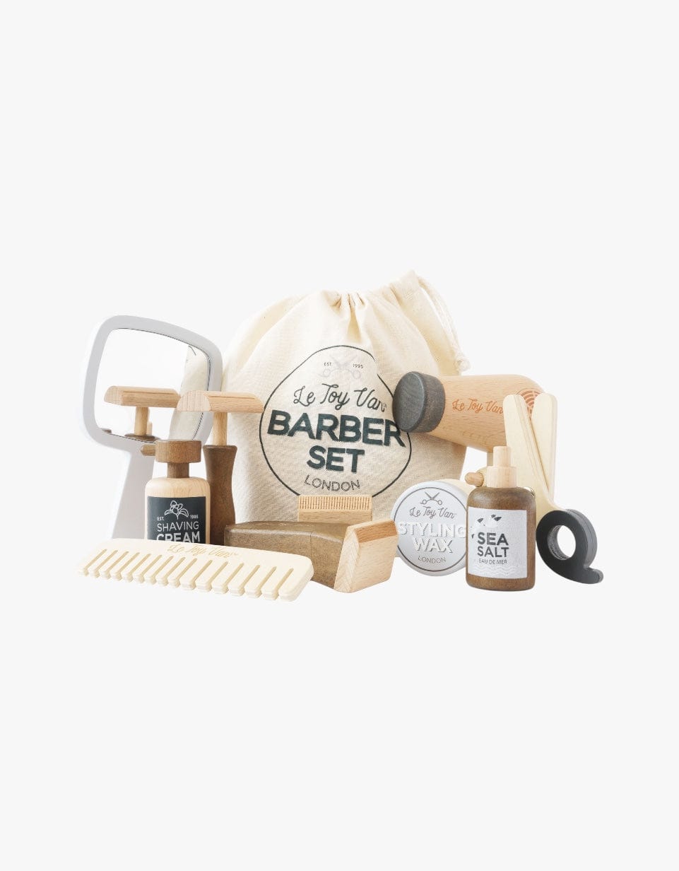 Le Toy Van Brinquedos em Madeira Conjunto de Cabeleireiro e Barbeiro