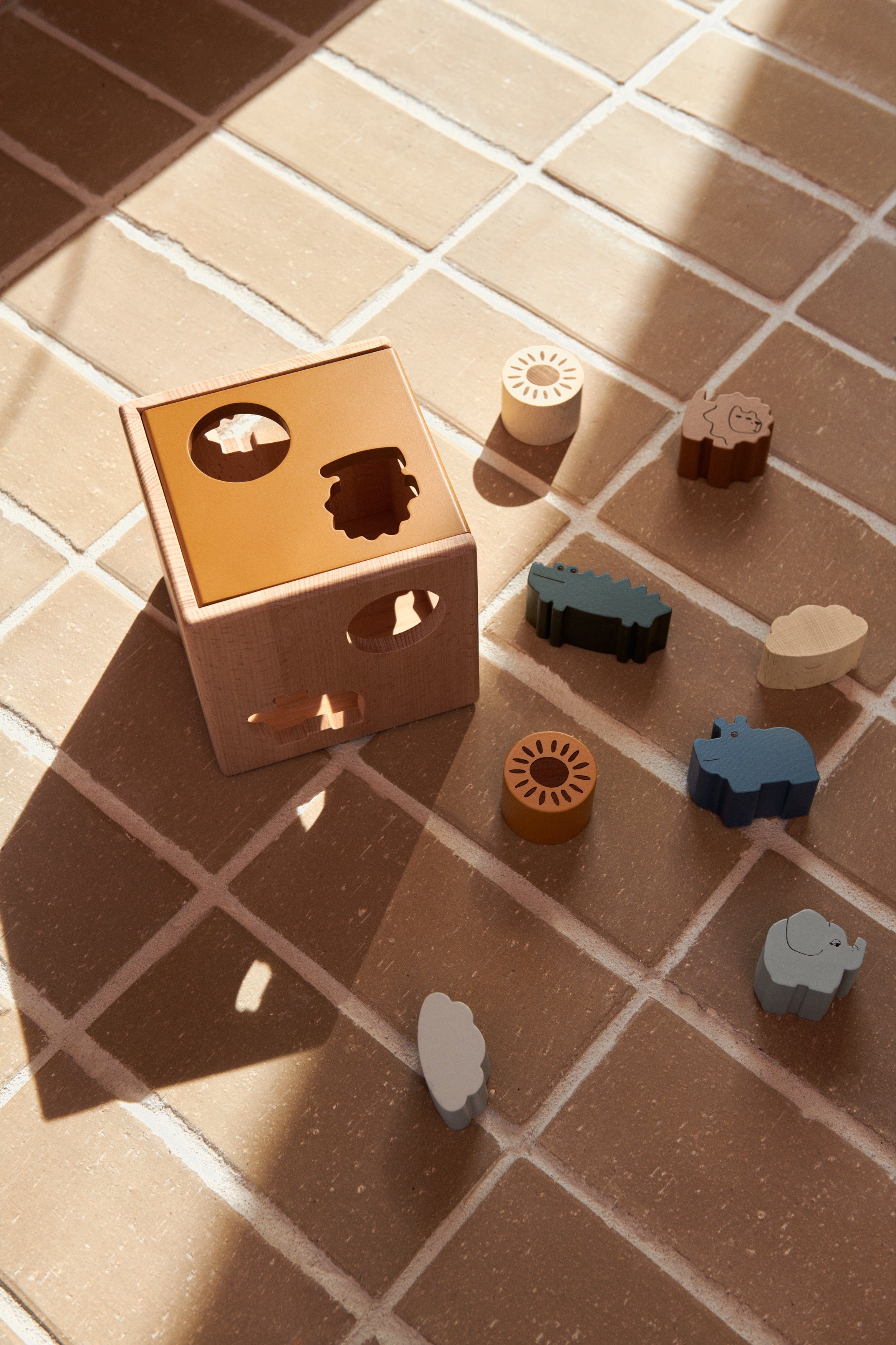 Liewood Puzzles Cubo Gary | Safari Golden caramel multi mix