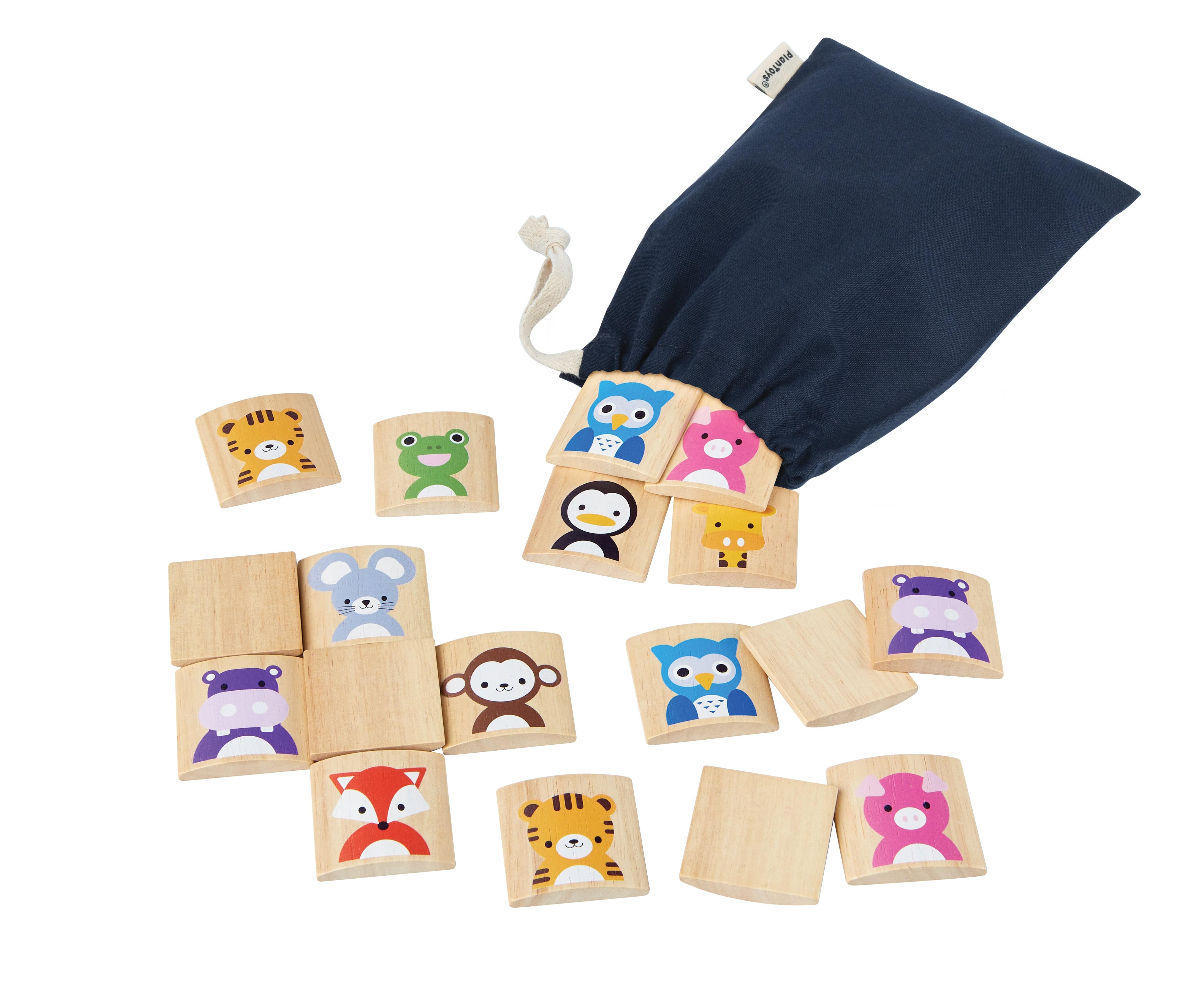 Plantoys Didáticos Jogo Memo de Animais