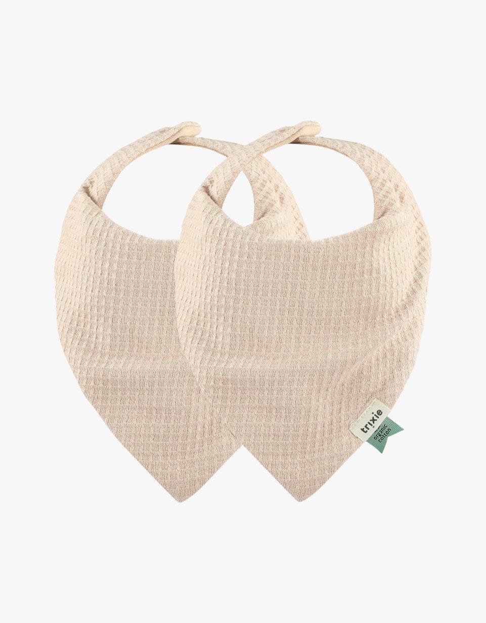 Trixie Babetes Cocoon Blush Babete Bandana | Conjunto de 2