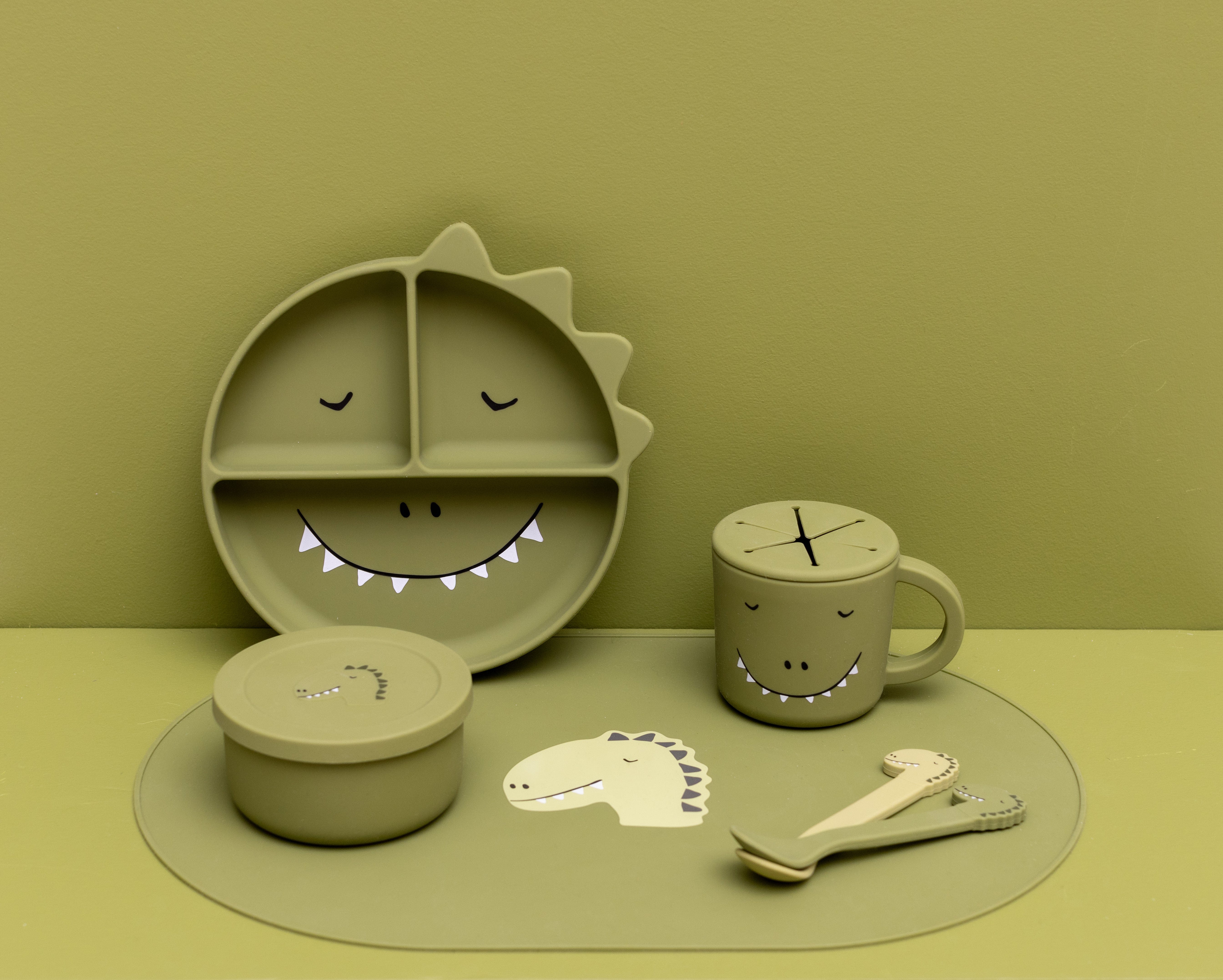 Trixie Copos Copo de Silicone para Snacks c/ Tampa | Mr. Dino