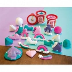 Tutti Frutti Plasticinas Plasticina com aromas | Trio unicórnios e arco-íris