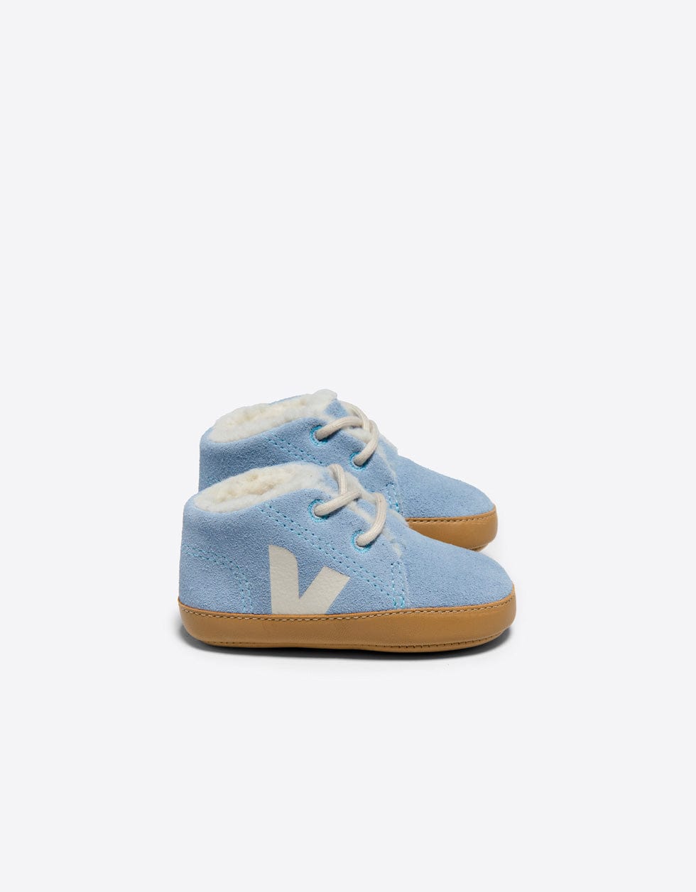 Veja Sapatilhas Baby Winter Light Suede Steel Pierre