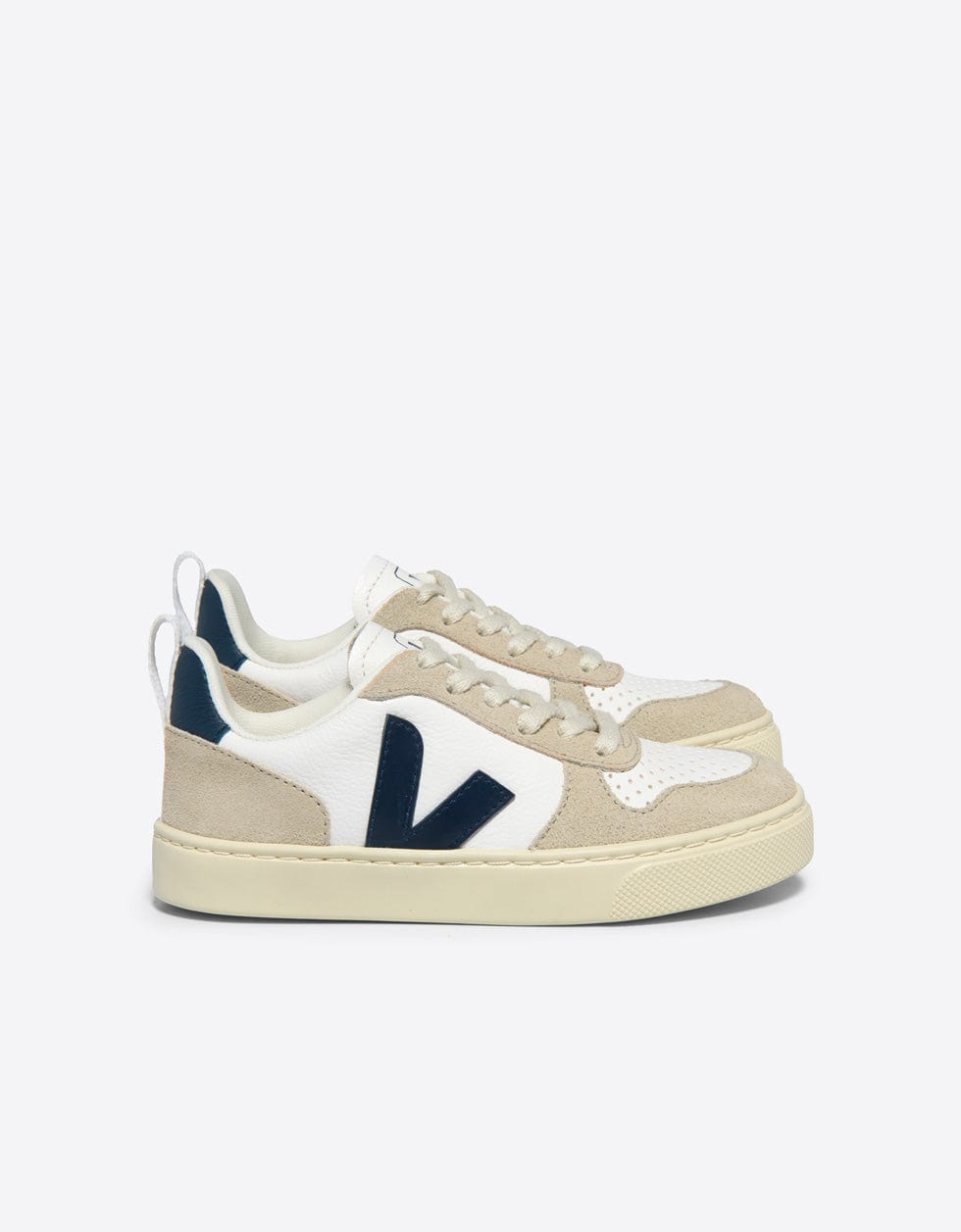 Veja Sapatilhas V-10 Laces Chromefree Extra White Nautico Almond