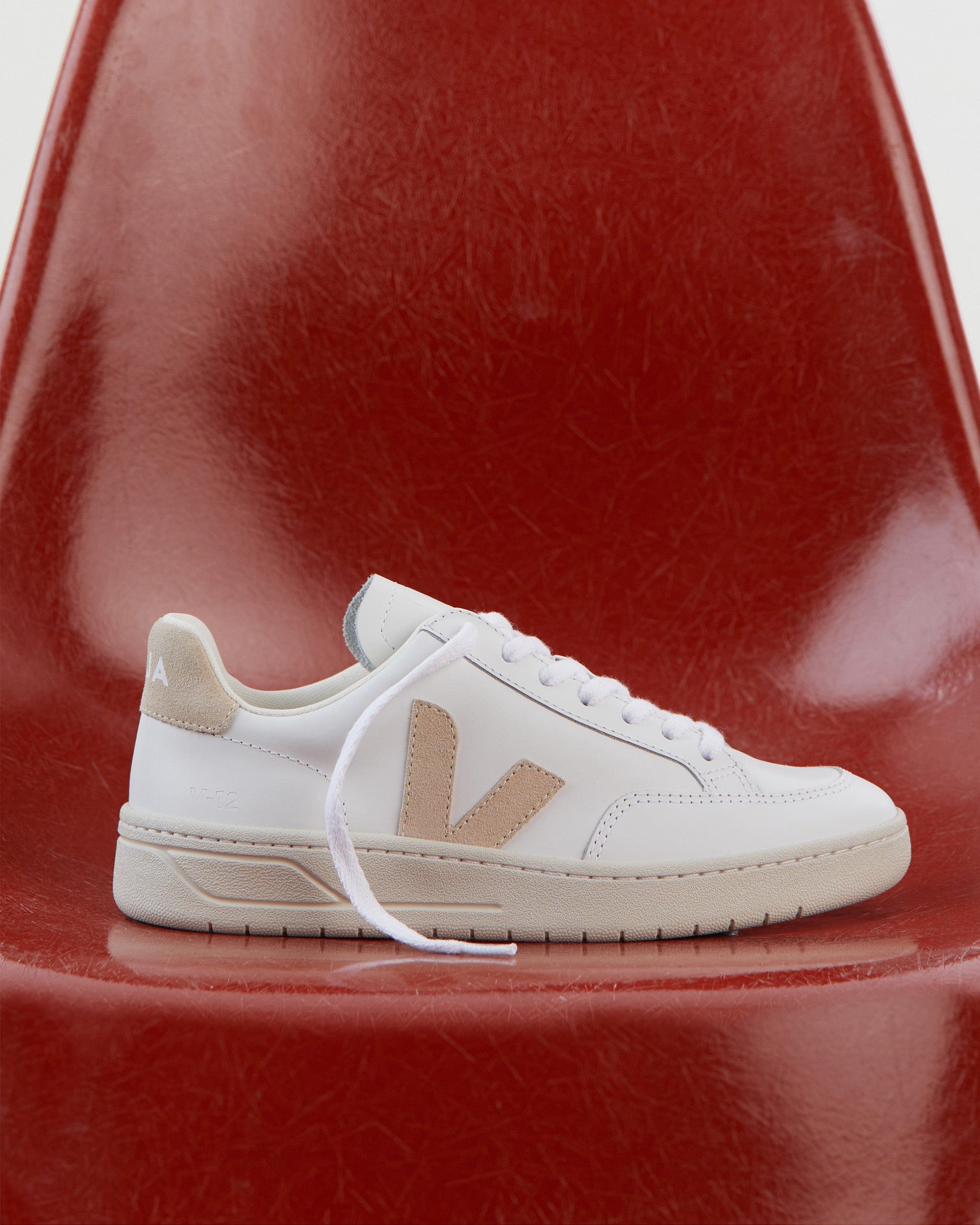 Veja Sapatilhas V-12 Leather White Sable