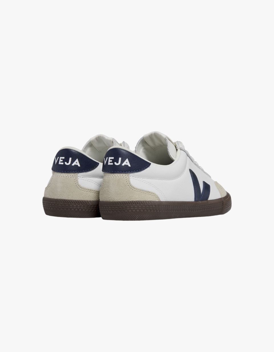 Veja Sapatilhas Volley Leather White Nautico Bark