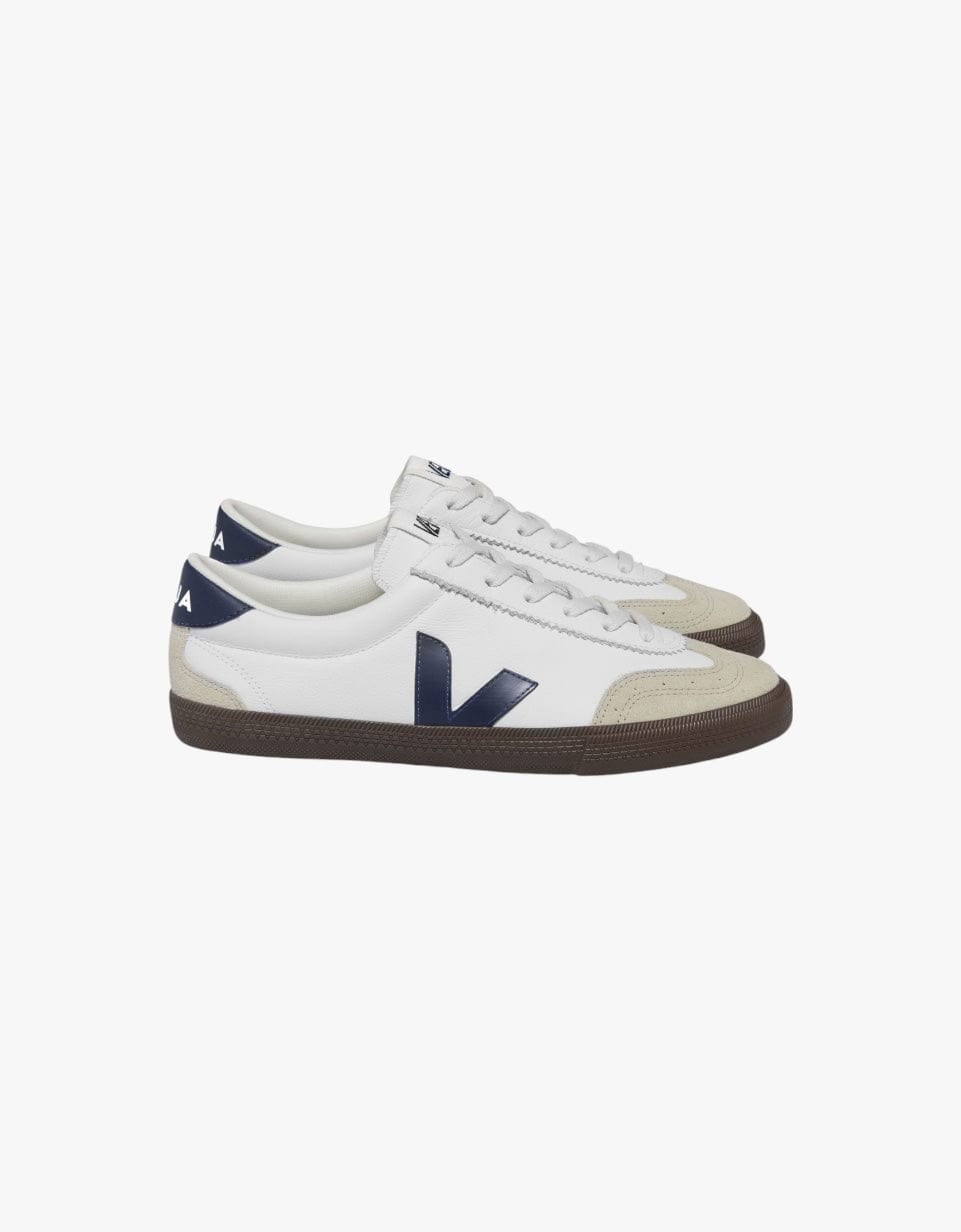 Veja Sapatilhas Volley Leather White Nautico Bark