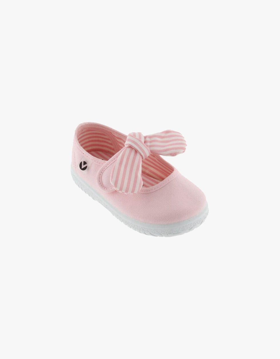 Victoria Sapatilhas com Velcro Sapatilha com lenço riscas | Rosa