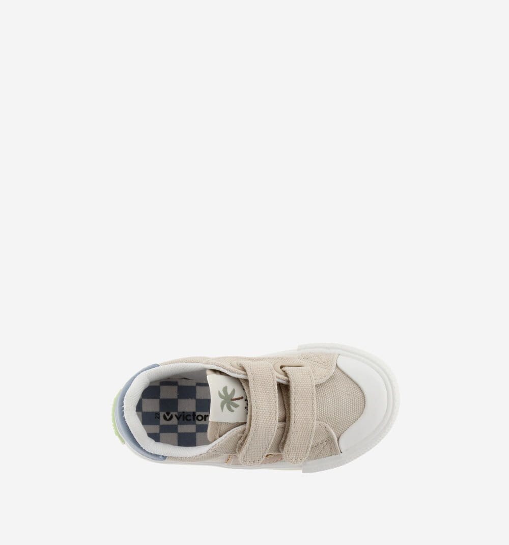 Victoria Sapatilhas com Velcro Sapatilhas desportivas lona | Beige