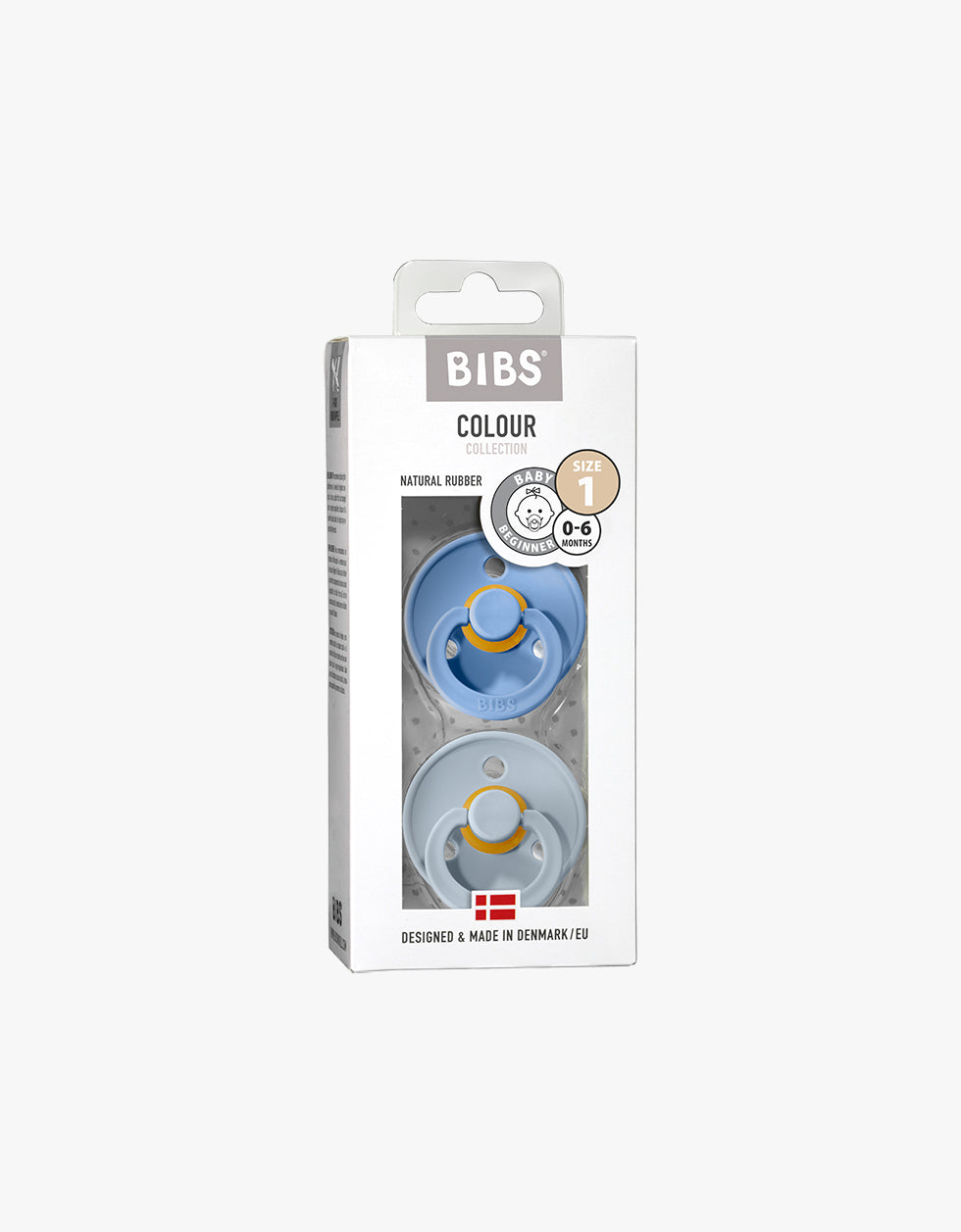 Bibs Pacifier Sky Blue/ Baby Blue