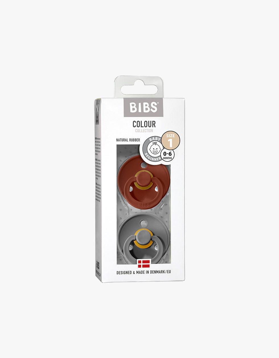 Bibs Chupetas 0-6 meses Chupetas | Rust-Smoke