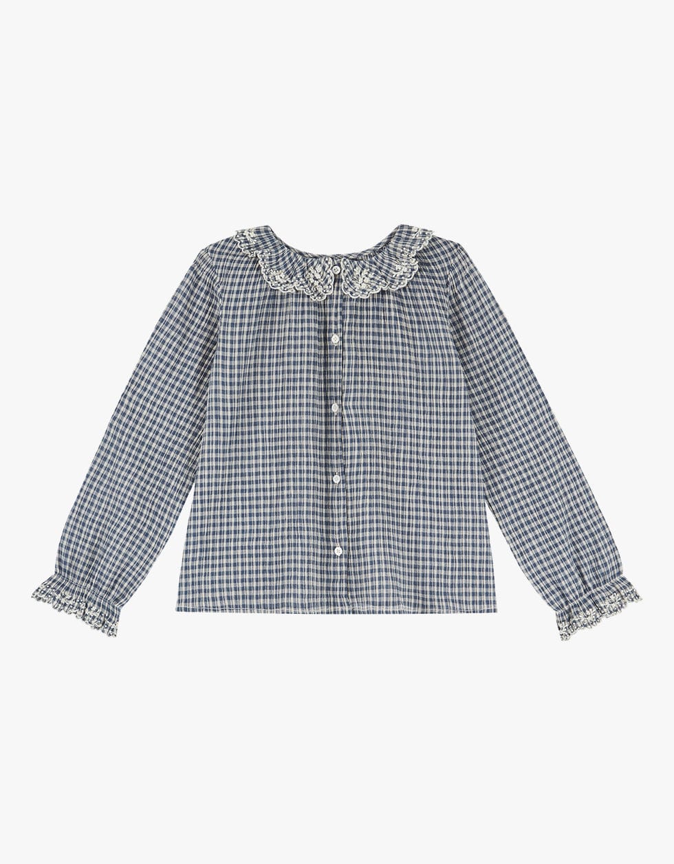 Emile et Ida Blusas Blusa | Indigo Checkered