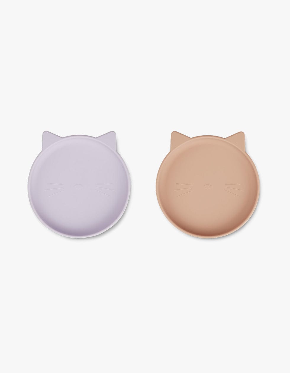 Liewood Pratos Conjunto de 2 pratos Olivia | Cat Light Lavender Rose Mix