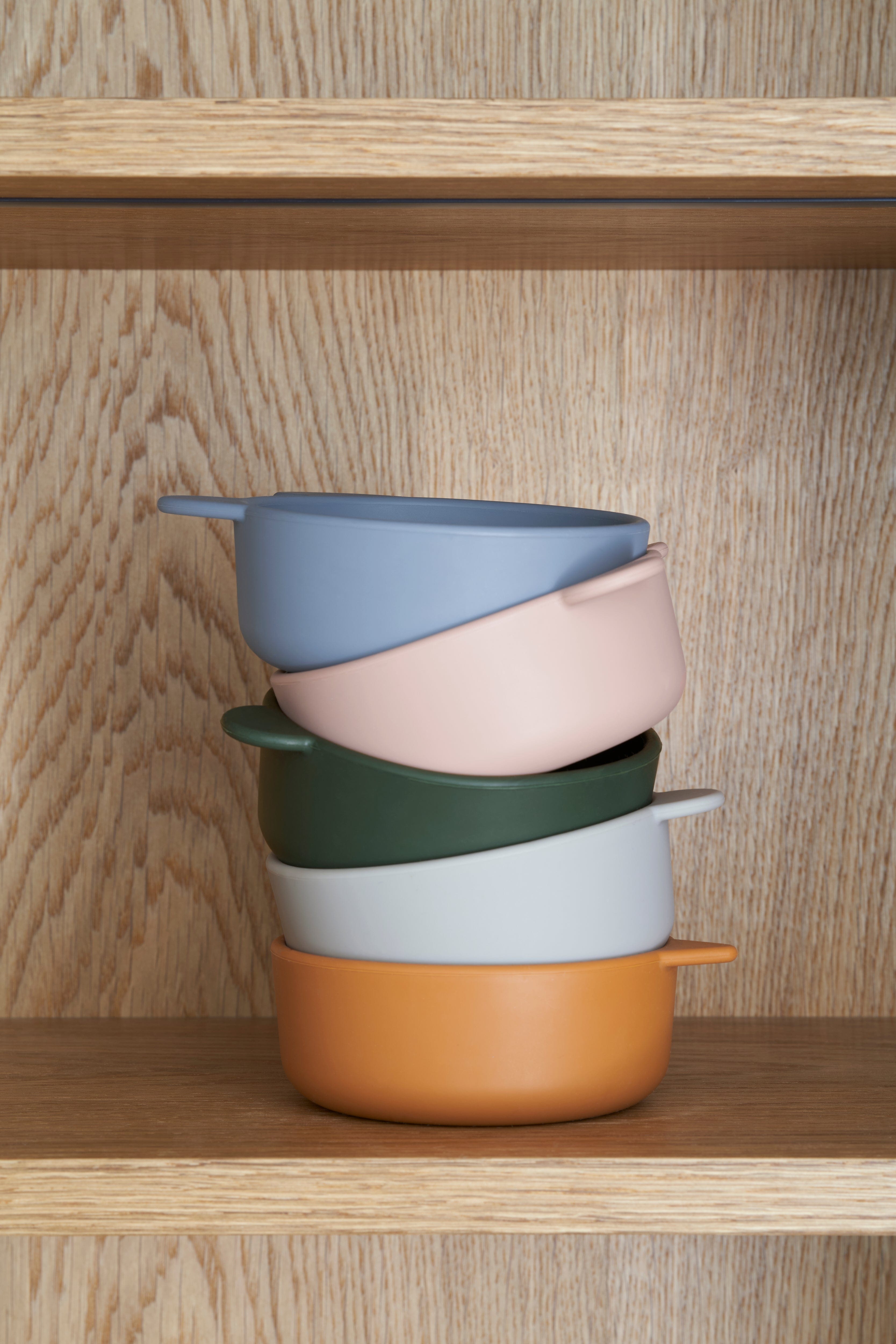 Liewood Taças Conjunto de 4 tigelas em silicone Iggy | Tuscany Rose Mix