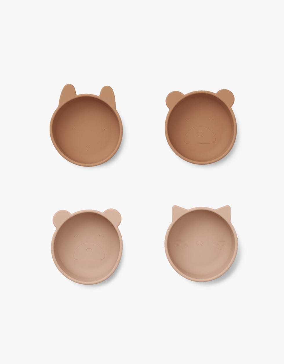 Liewood Taças Conjunto de 4 tigelas em silicone Iggy | Tuscany Rose Mix