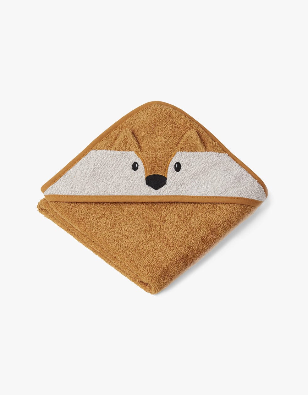 Liewood Toalhas e Luvas de Banho Fox Mustard Toalha com capuz Augusta | Fox Mustard