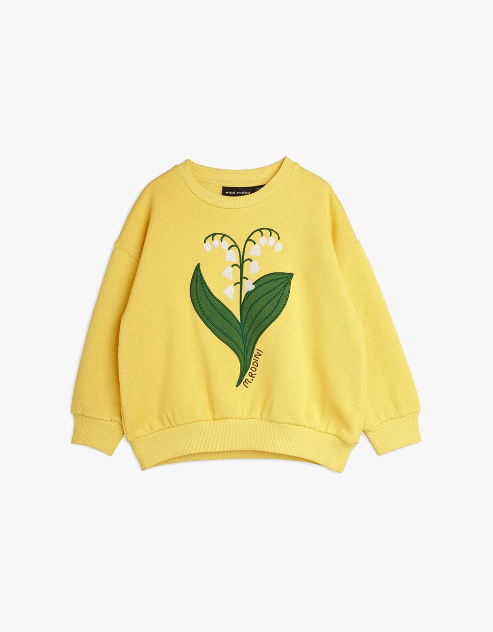 Mini Rodini Sweatshirts Sweatshirt | Lily of the valley yellow