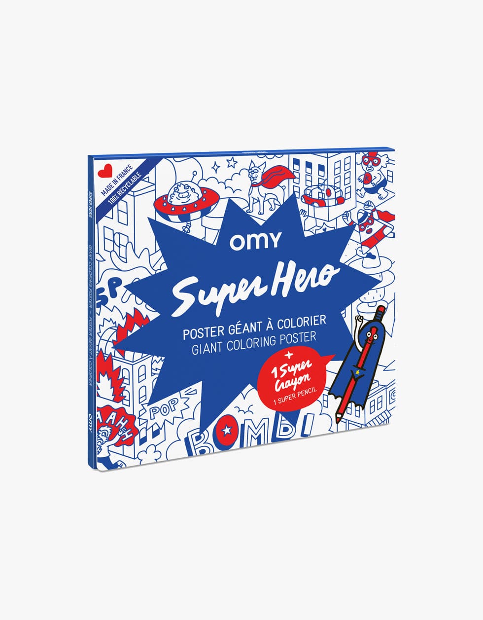 OMY Posters para Colorir Poster para colorir | Super Hero