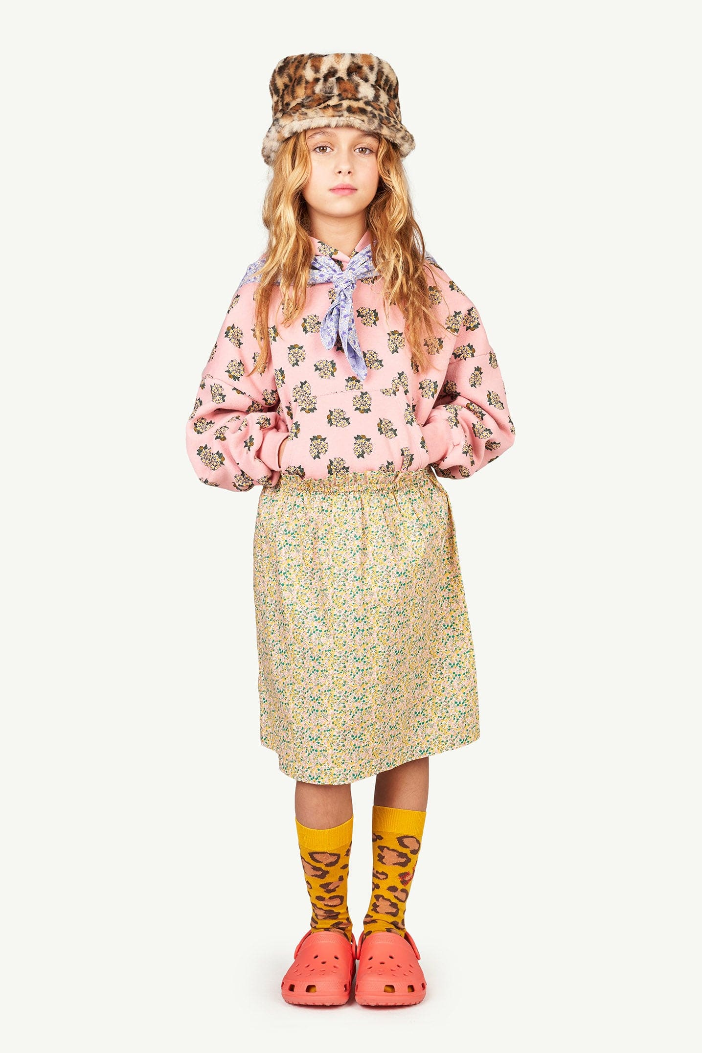 The Animals Observatory Sweatshirts Sweatshirt Beaver | Pink_Flowers