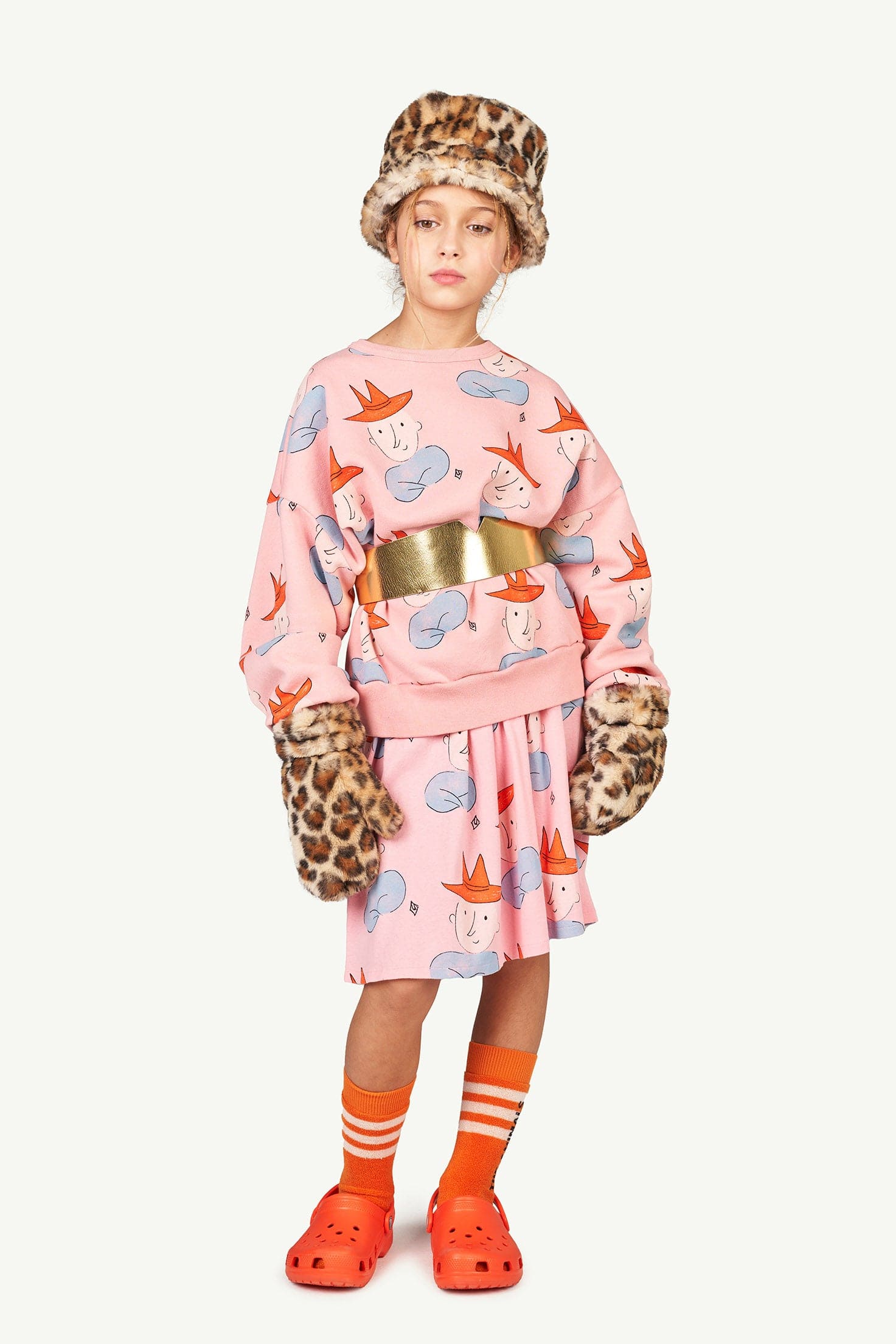 The Animals Observatory Sweatshirts Sweatshirt Big Bear | Pink_Boy Hat