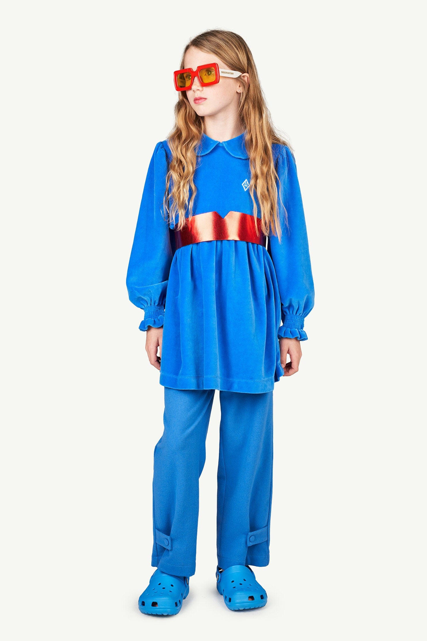 The Animals Observatory Vestidos 10 anos Vestido Mouse | Blue_Logo
