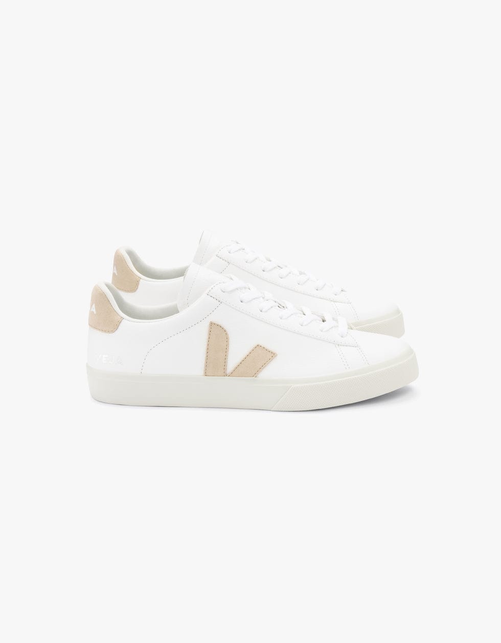 Veja Sapatilhas Campo Leather White Almond
