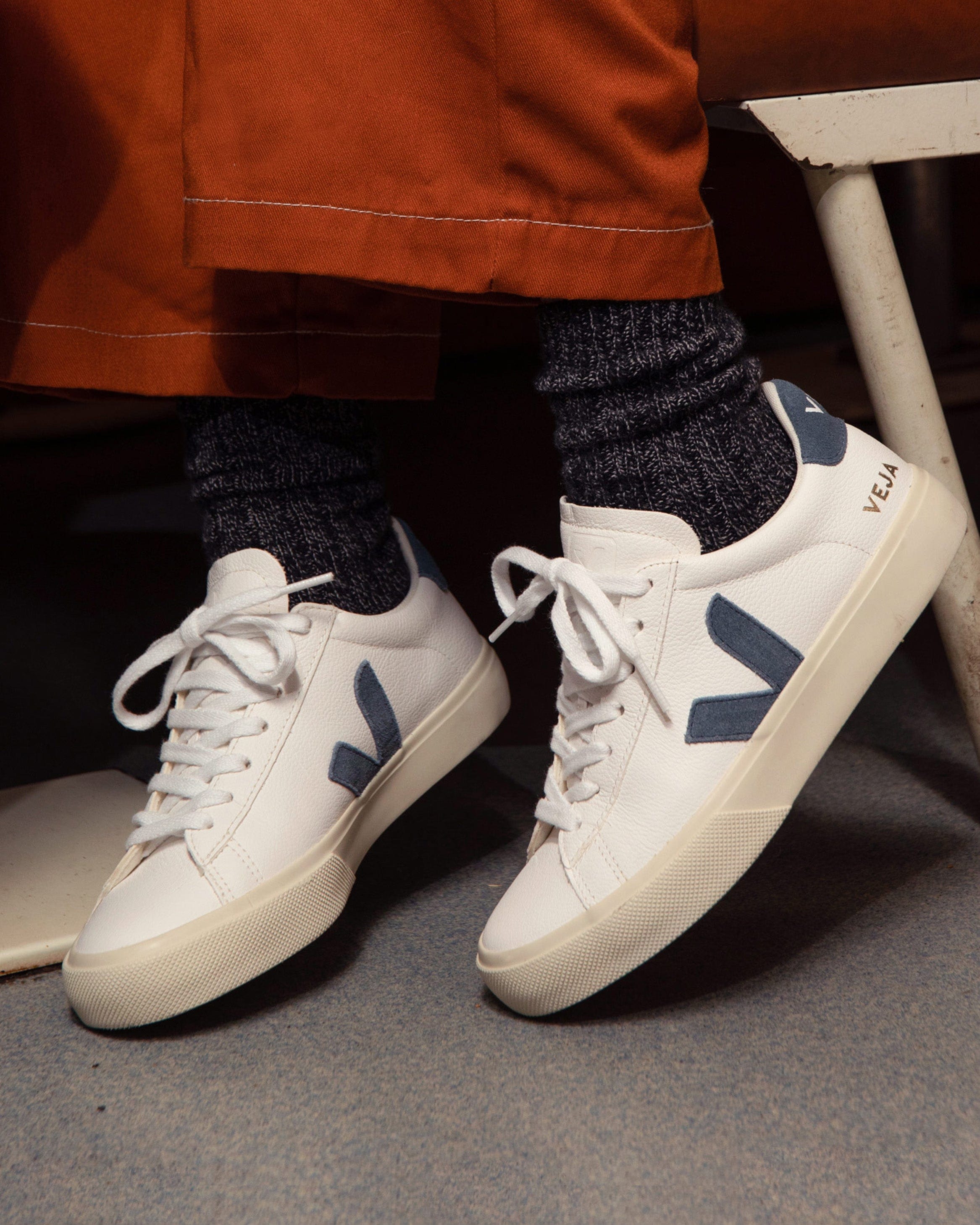 Veja Sapatilhas Campo Leather White California
