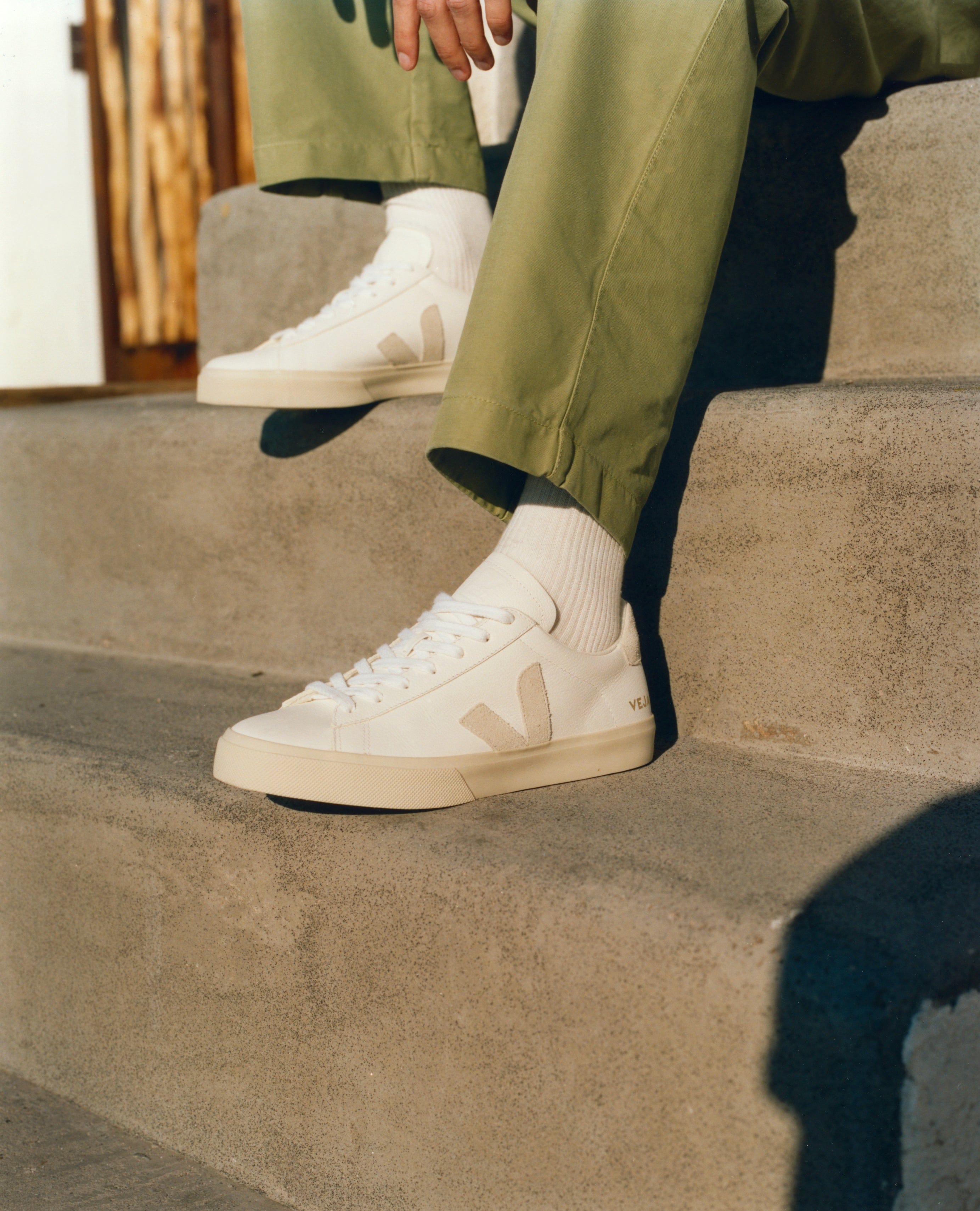 Veja Sapatilhas Campo White Natural Suede