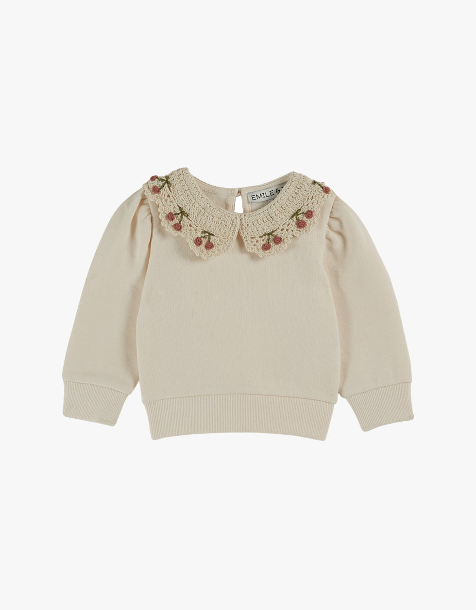 Sweatshirt | Embroidered Collar