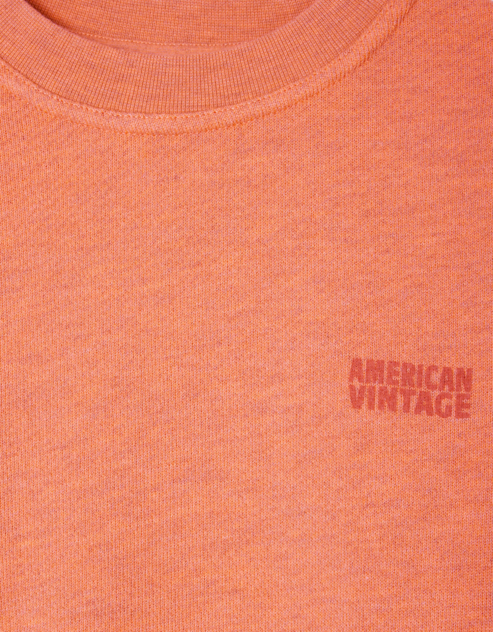 Sweatshirt Doven | Overdyed Fluorescent Orange