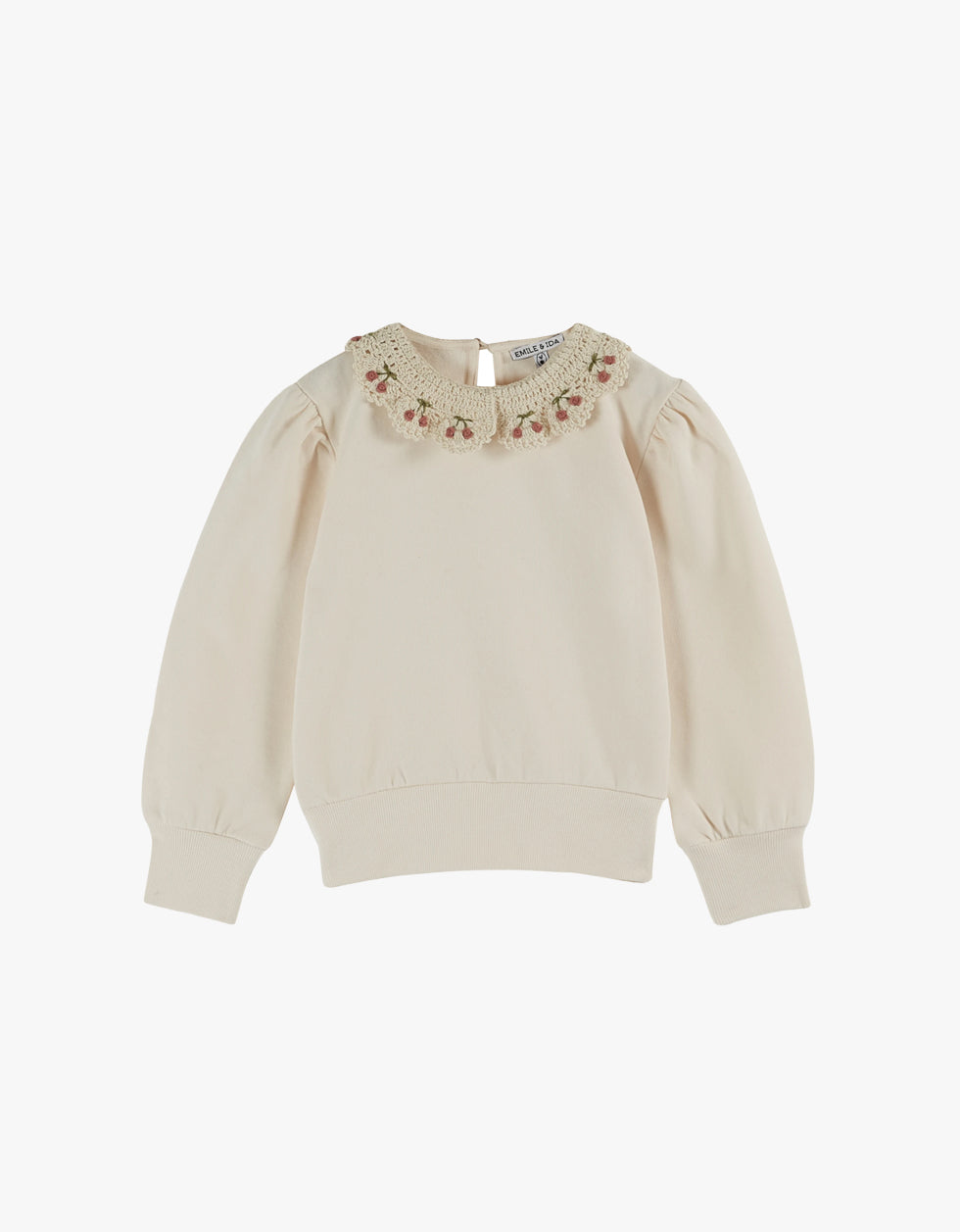 Sweatshirt | Embroidered Collar