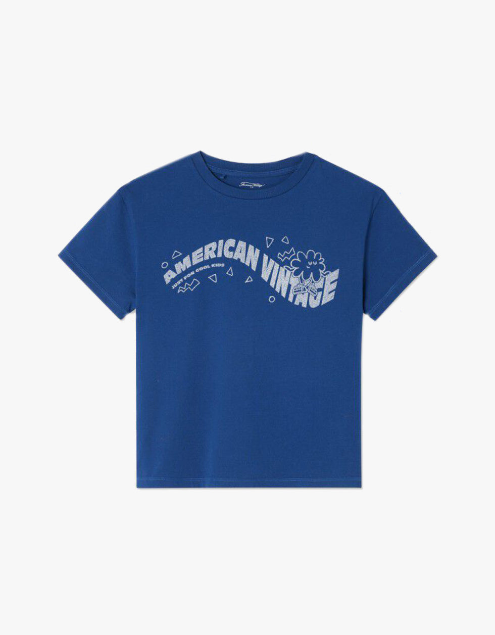 T-Shirt Fizvalley | Vintage Royal Blue