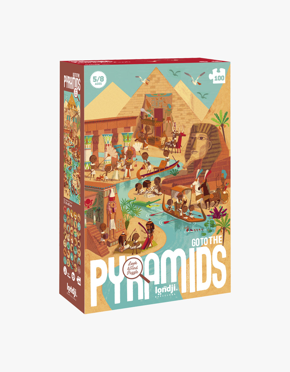 Puzzle | Go to the pyramids