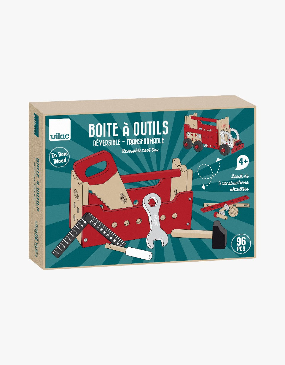 Caixa de ferramentas reversível | Atelier Vilac