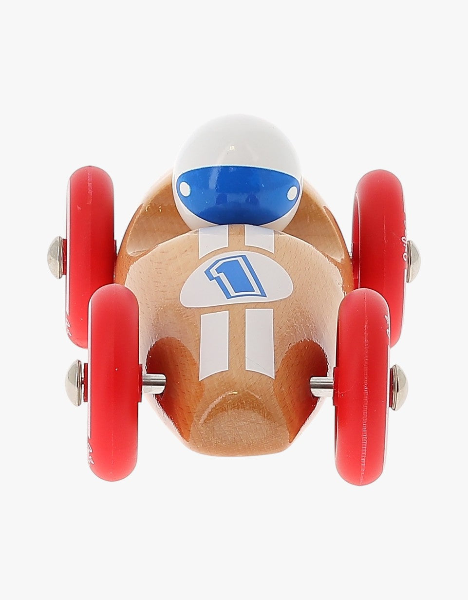 Carro de corrida grande | Madeira natural