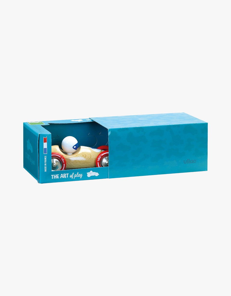 Carro de corrida grande | Madeira natural