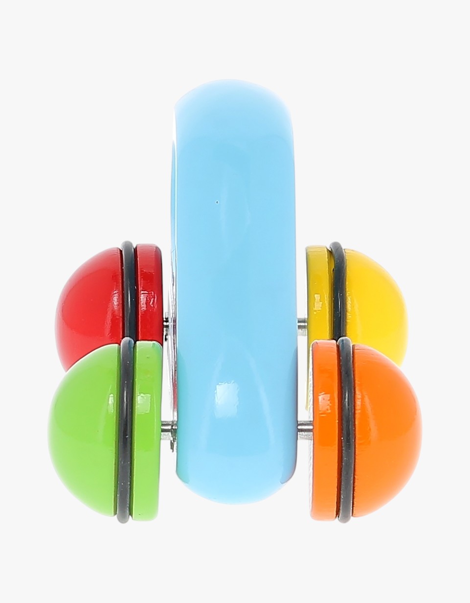 Carrinho de bebé com pega | Azul