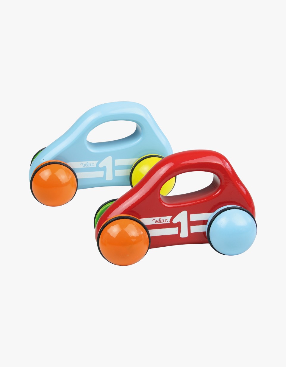 Carrinho de bebé com pega | Azul