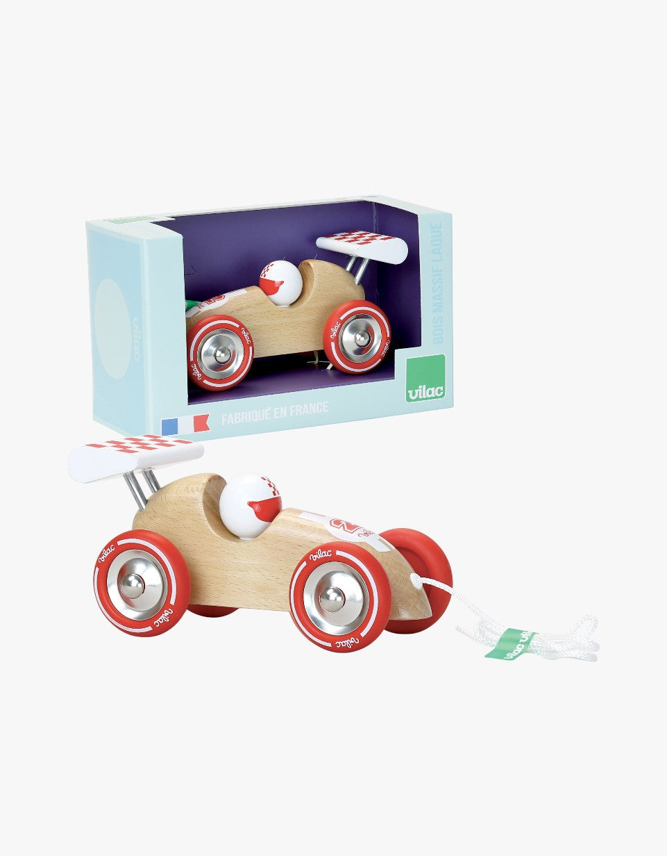 Carro de corrida para puxar | Natural