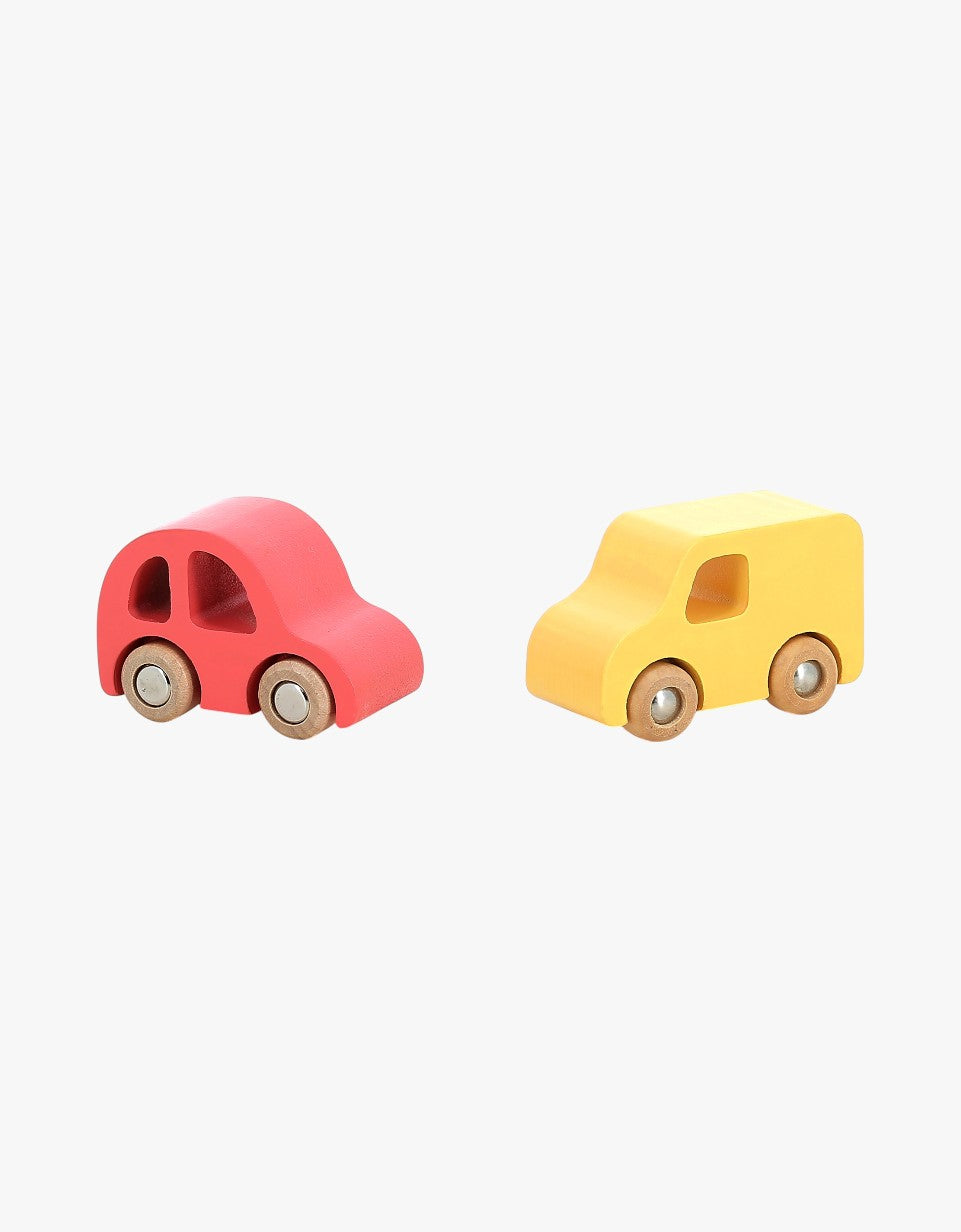 Conjunto de 4 carrinhos | Cidade